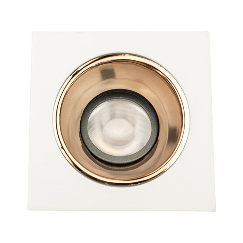 Lampa podtynkowa biała różowe złoto 7W SL-CL4A-S-7W