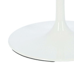 Krzesło TulAr białe/czarna poduszka