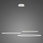 Lampa wisząca Ledowe Okręgi No.3 80cm 3k biała Dali