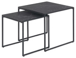 Zestaw stolików Infinity black 50x50