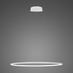 Lampa wisząca Ledowe Okręgi No.1 80cm 3k biała