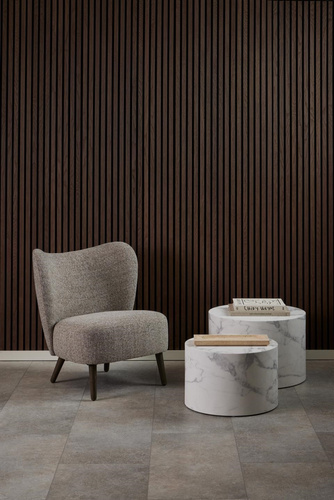 Zestaw 2 stolików Dice okrągłe marmur  biały