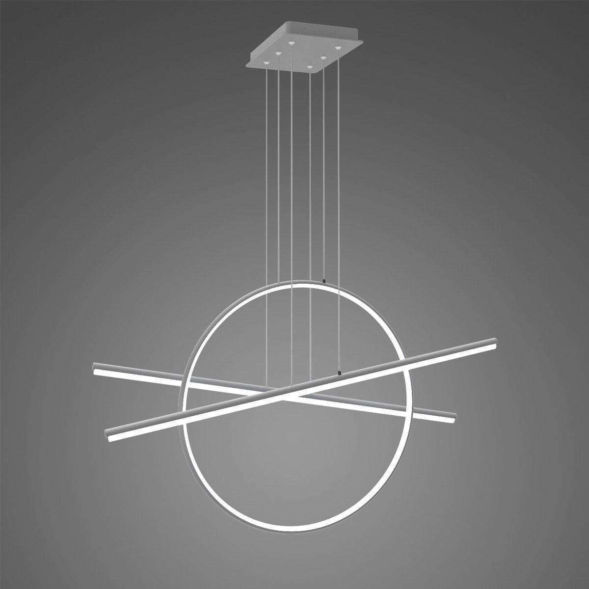 LED lamp, modern design, pendant lamp, silver color, LED technology