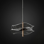 Lampa wisząca Mariposa różowe złoto 3000K