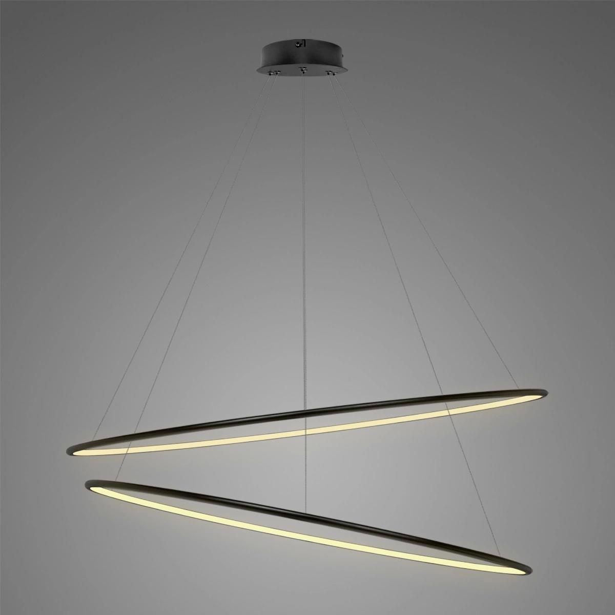 LED-Leuchte Kreise No.2 120cm schwarz Dali