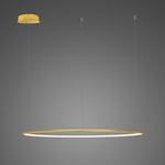 Lampa wisząca Ledowe Okręgi No.1 120cm 3k złota ściemnialna 