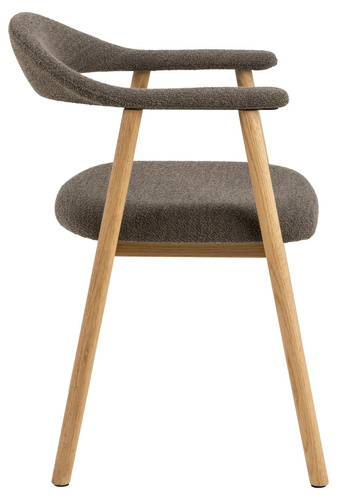 Krzesło Addi  brązowe/ dąb Monza 40