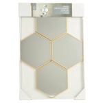 Zestaw 4 luster Diamond złoty