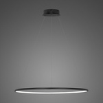 Lampa wisząca Ledowe Okręgi No.1 80cm 3k 43W czarna