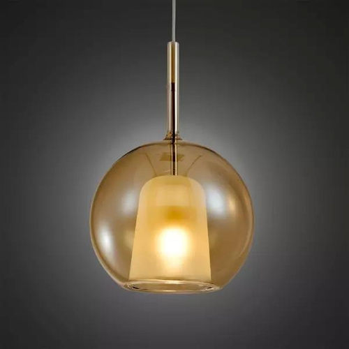 Lampa wisząca EUFORIA No.1 25cm bursztynowa 