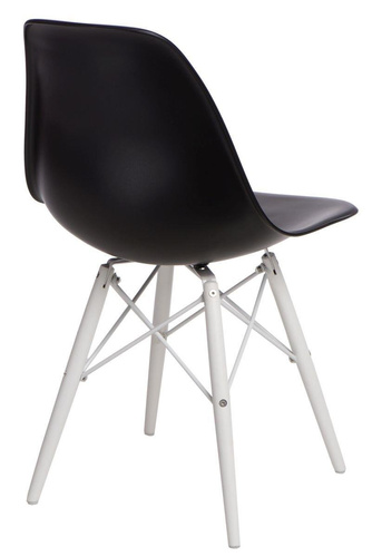 Krzesło P016W PP czarne/white