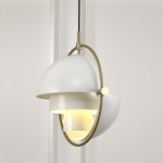 Lampa wisząca MOBILE biała 38 cm