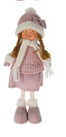 Figurka dziewczynka 38cm różowa