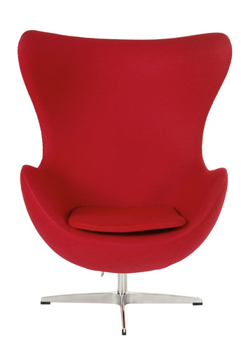 Fotel Jajo czerwony kaszmir 24 Premium