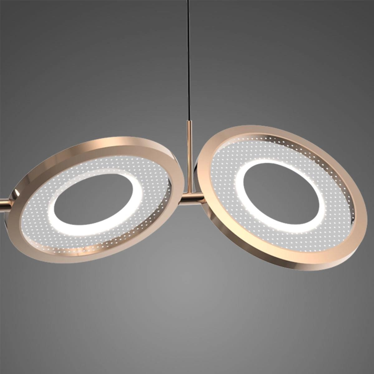 Moderne LED-Hängeleuchte Seppia No.4 – Detail der Verarbeitung