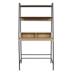 Biurko z Półkami Zack czarne