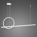 Lampa wisząca Linea No.2 40cm 4k biała 