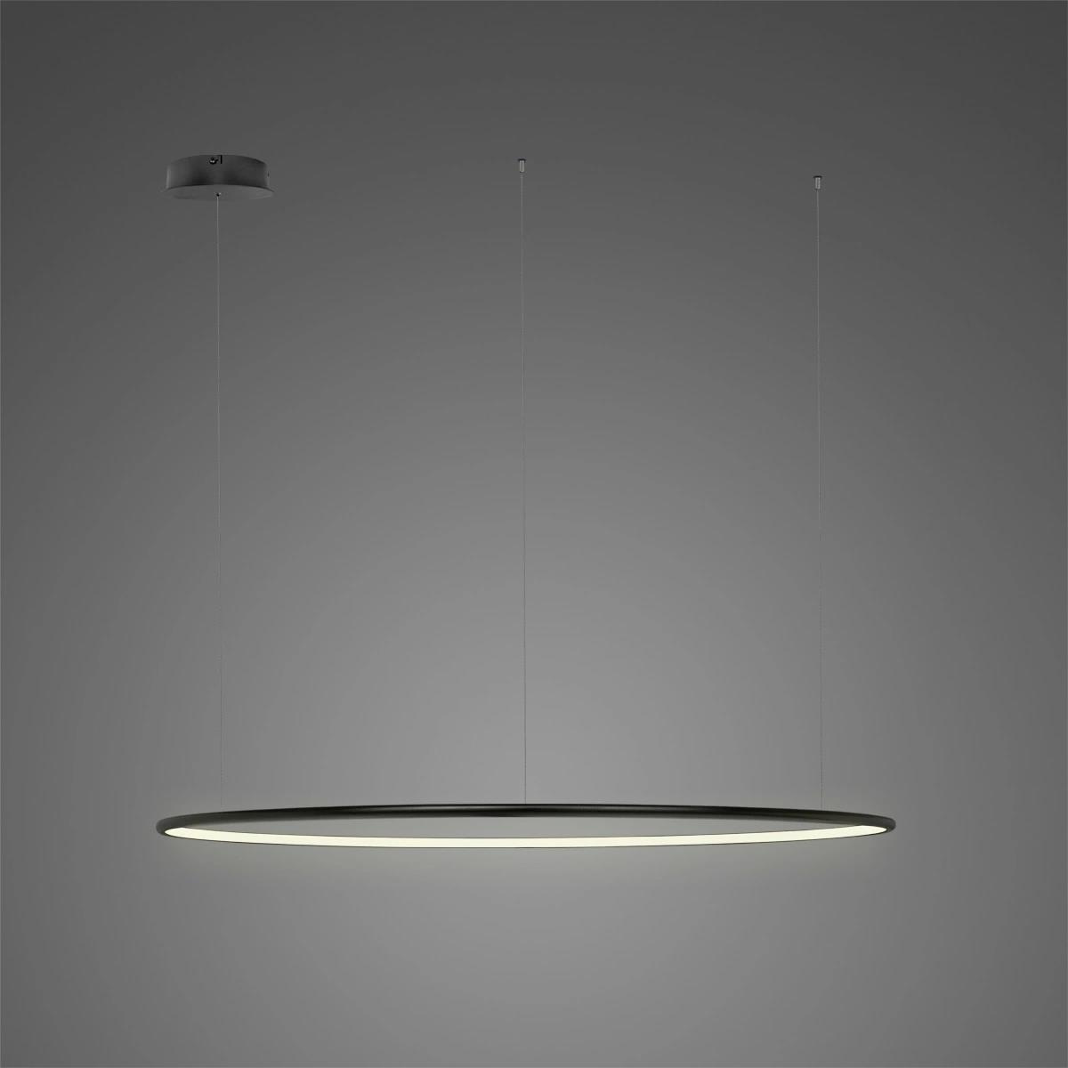 LED-Pendelleuchte Ledowe Okręgi No.1 CO 100cm 3k schwarz Dali