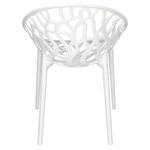 Krzesło Coral White Glossy