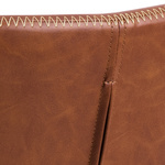 Krzesło Batilda Retro cross brandy /czarne