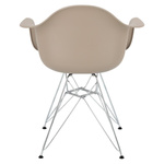 Krzesło P018 PP milde grey, chrom nogi HF