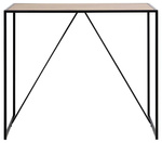 Stół barowy Seaford czarny/dąb