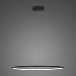 Lampa wisząca Ledowe Okręgi No.1 60cm 2700k czarna ściemnialna 