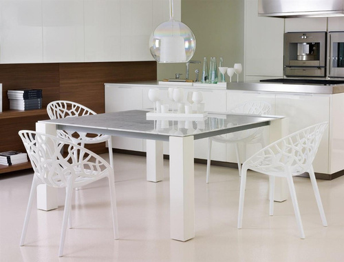 Krzesło Coral White Glossy