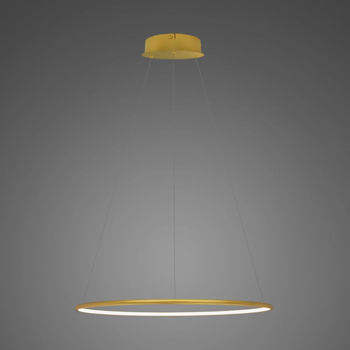 Lampa wisząca Ledowe Okręgi No.1 40cm 3k złota 