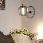  Lampa wisząca - Polar dymiony/szary