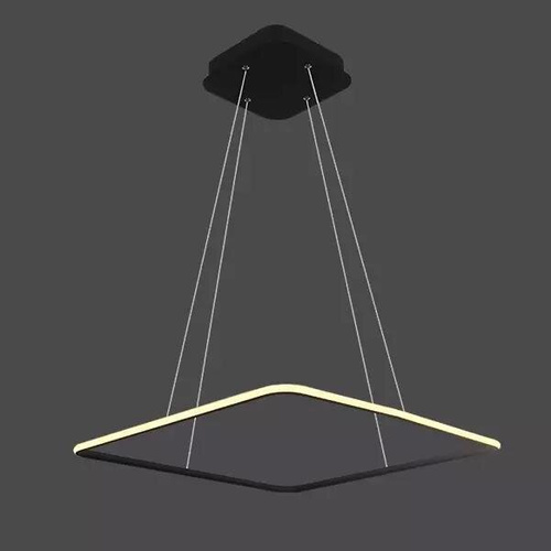 Lampa wisząca Ledowe kwadraty No.1 80cm out 3k czarna