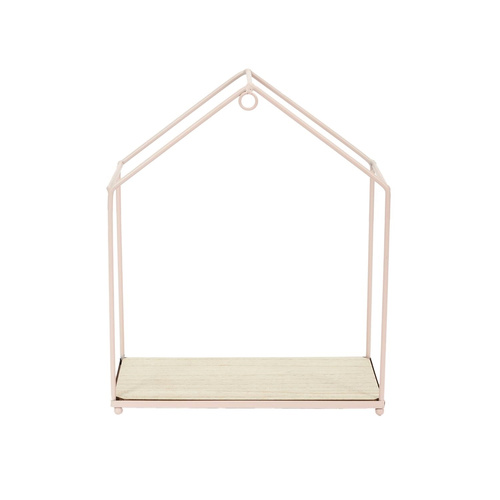 Zestaw 3 półek Domek różowy