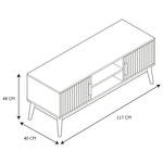 Szafka RTV Klaus naturalna