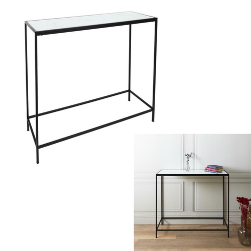 Konsola Rosa Czarny/ Marble