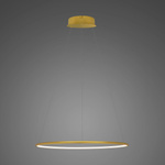 Lampa wisząca Ledowe Okręgi No.1 40cm 3k złota Dali