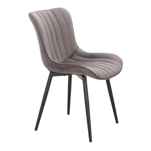 Krzesło Roxino VIC szare pasy pionowe