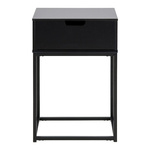 Szafka nocna Mitra czarna/ czarna