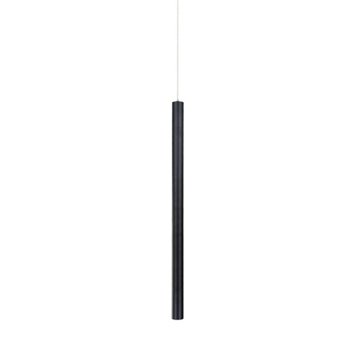 Cieńka lampa wisząca czarna tuba HL012-BK