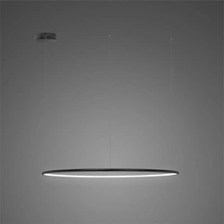 Lampa wisząca Ledowe Okręgi No.1 CO 80cm 4k czarna 