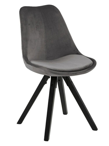 Krzesło Dima VIC dark grey /black