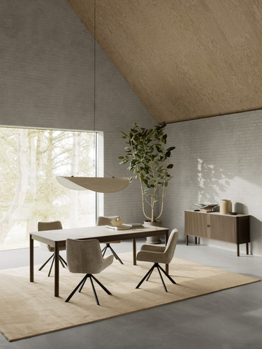 Krzesło Eddie obrotowe beżowe Juto 4