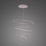 Lampa wisząca Ledowe Okręgi No.5 120cm 3k Różowe Złoto Dali