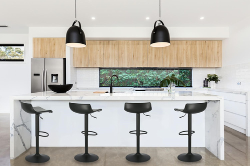 Stołek barowy Bar One Tap Simplet czarny matowy