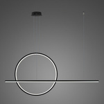 Lampa wisząca Linea No.2 B 80cm czarna 4k 
