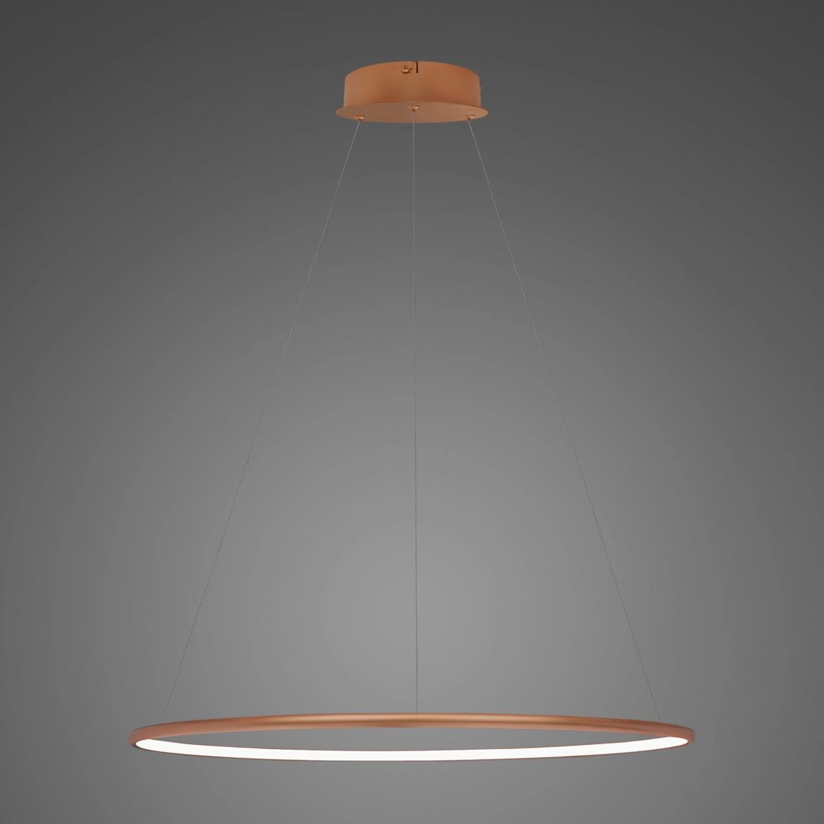 Pendelleuchte Ledowe Okręgi No.1 60cm 4k kupfer Dali – Gesamtansicht