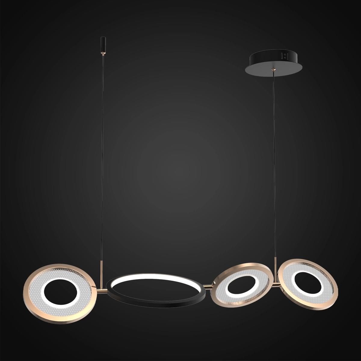 LED-Hängeleuchte Seppia No.4 in moderner Einrichtung