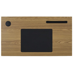 Biurko Link naturalne/czarne