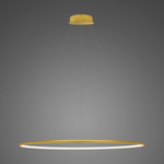 Lampa wisząca Ledowe Okręgi No.1 100cm 3k złota