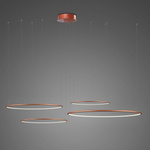 Lampa wisząca Ledowe Okręgi No.4 100cm 3k miedziana Dali