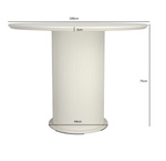 Stół Elia 100cm okrągły czarny